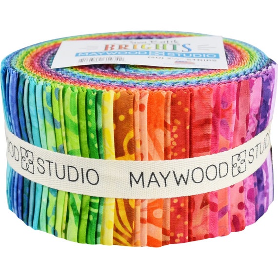 Java Batik Brights Jelly Roll 40 2.5 strips