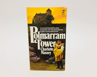 Vintage Gothic Romance Book Polmarram Tower by Charlotte Massey 1977 Paperback
