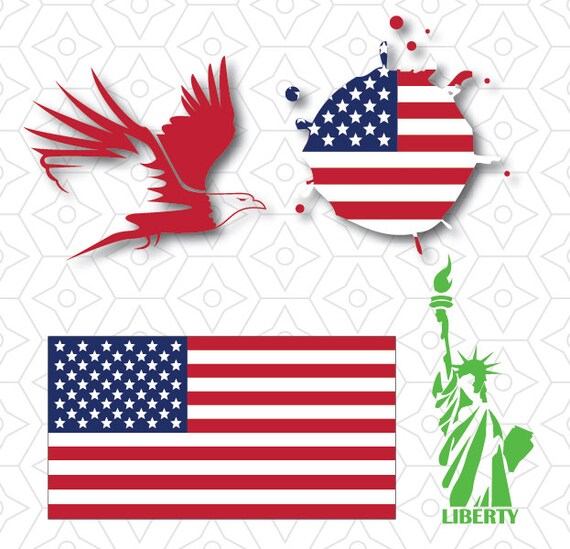 Download American Patriot Decal Collection SVG DXF and AI Vector