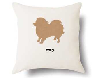 pomeranian christmas pillow