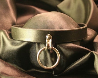 MOD Middle collar necklace Choker leather stainless steel