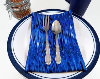 Cloth Dinner Napkins- Set of 4- 100% Cotton- Eco-Friendly - High Frequency