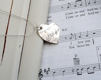 Heart - Fine Silver - Music Lover's Fine Silver Heart
