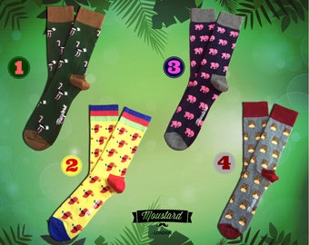 Animal Socks | Socks gift | Colourful socks | Men's socks | Gift for him | gift for men | boyfriend gift | colourful socks | Zoo Socks