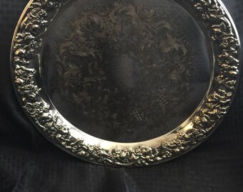Vintage 1970's Sheridan Taunton Silversmith Platter
