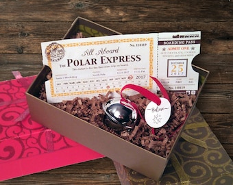 2017 Polar Express Train Ticket & Bell