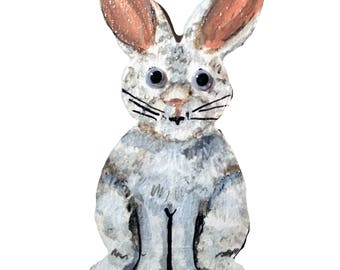 Bunny keychain | Etsy