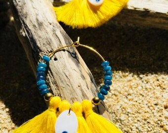 Sun earrings