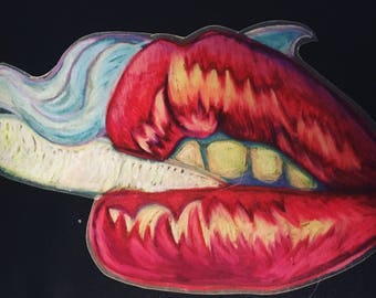 Pins- hand colored. custom.