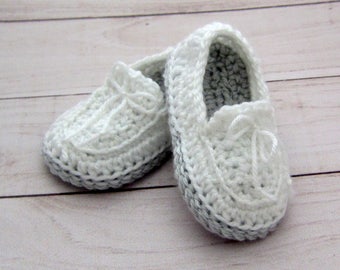 Baby boy shoes, Crochet baby shoes, Baby boy booties, Crochet booties for Newborn to 12 Months, Beautiful Christening Shoes for Baby Boy
