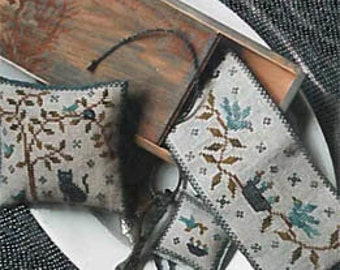 NEW! CHESSIE & ME Out on a Limb counted cross stitch patterns at thecottageneedle.com