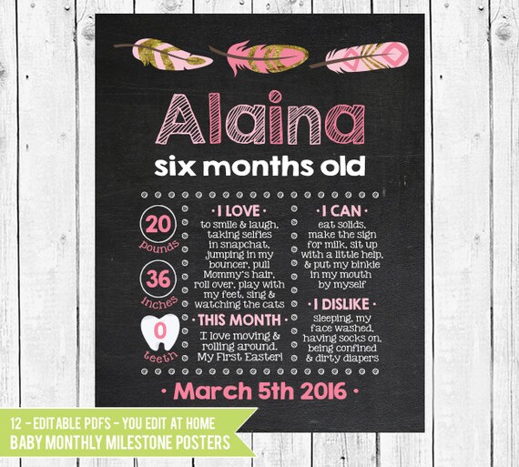 six month milestones