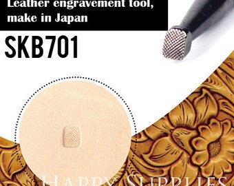 1pcs Leather Carving for Leather Craft, DIY Leather Craft Stamp for Hand Stamping Custom Steel Seal,Steel Leather Engrave Tool (SKB701)