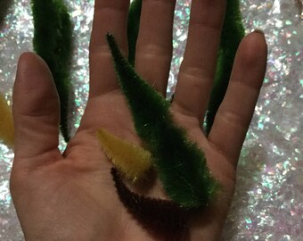 Chenille Bottle Brush Trees for Terrarium or Models