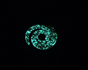 Glow-N-Dark Glass Sprials