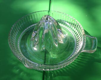Vintage Glass Juice Reamer