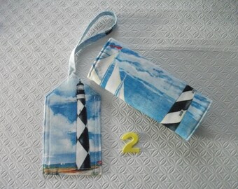 New Price - Lighthouse Luggage Tag and Handle Wrap