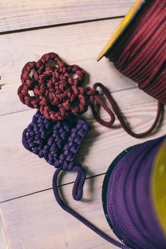 Macrame cord/ macrame yarn/ crochet rope/ crochet supplies/ macrame cord/ knitting supplies/ knitting yarn/ diy crafts/ rope cord #24 #28