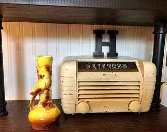 Vintage Yellow Bird Bud Vase Made in California #330