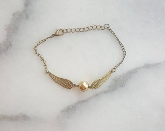 Golden Snitch Harry Potter Bracelet