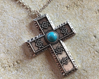 Metal Pendant, Metal Necklace, Southwest Jewelry, Southwest Pendant, Womens Jewelry, For Her