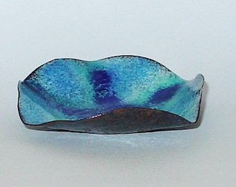 Copper Enamel Starfish Bowl