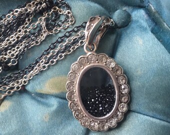 Shake Locket Edwardian Silver Paste Locket