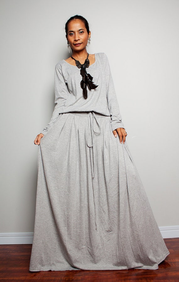 light gray plus size dress