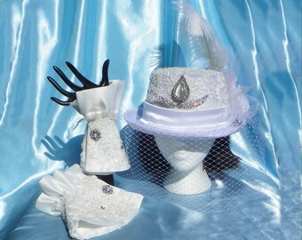 Tear Drop Hat and Cuffs