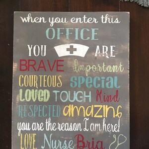 School nurse sign | Etsy