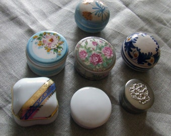 Mini bowls collection produced with different materials