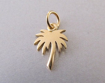 Palm Tree Charm - Gold Palm Tree - Silver Palm Tree - Palm Tree Jewelry