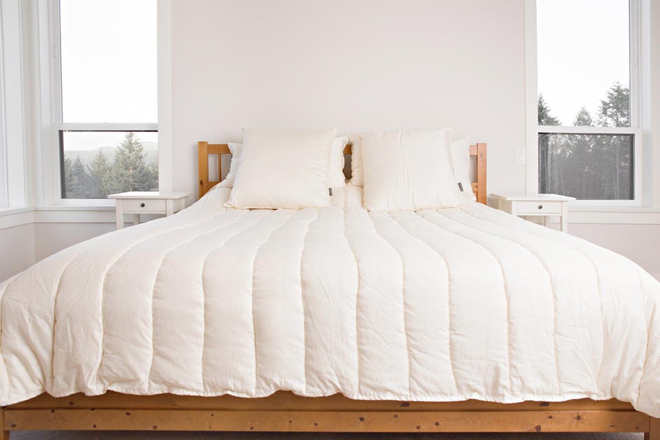 Wool Comforter // King Comforter // Organic Comforter