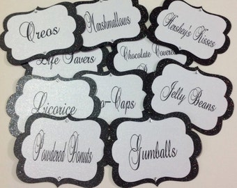 buffet food labels templates