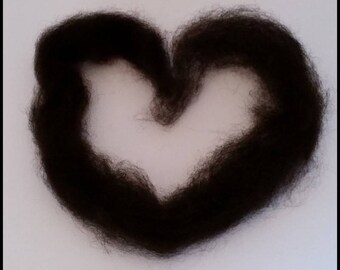 Roving Black Alpaca 4.5 Oz. Superfine from Gypsy Girl