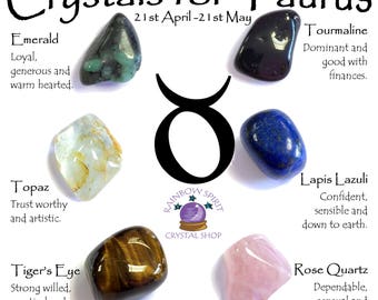 Taurus Birthstones Crystal Set