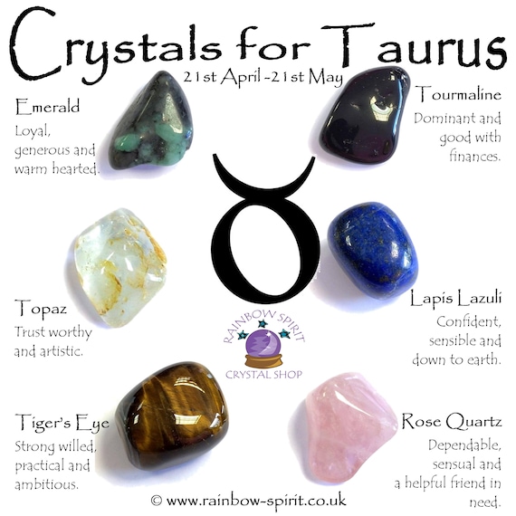 Taurus Birthstones Crystal Set