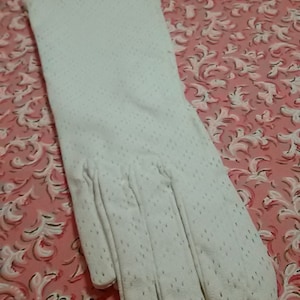 Vintage French / white ceremony gloves white gloves /Vintage / new old Stock