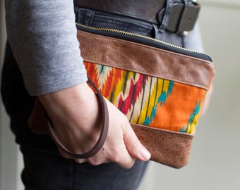 leather wristlet, leather purse, leather bag, leather clutch, leather handbag, clutch bag, clutch purse