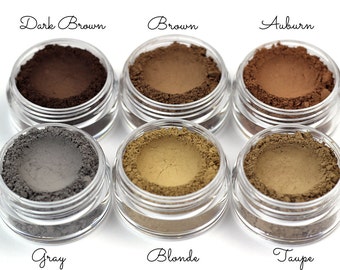 Eyebrow Powder - Vegan Mineral Eye Brow Powder Net Wt 2g Natural Mineral Makeup Pigment