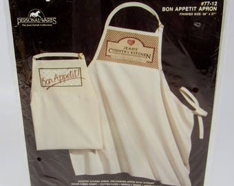 Janlynn Bon Appetit Apron Counted Cross Stitch Kit 77-12