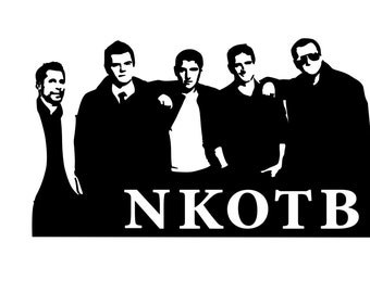 New Kids on the Block-NKOTB-vinyl decal logo