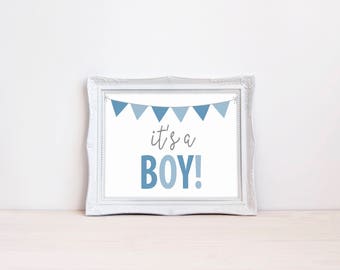 Handmade its a boy sign | Etsy