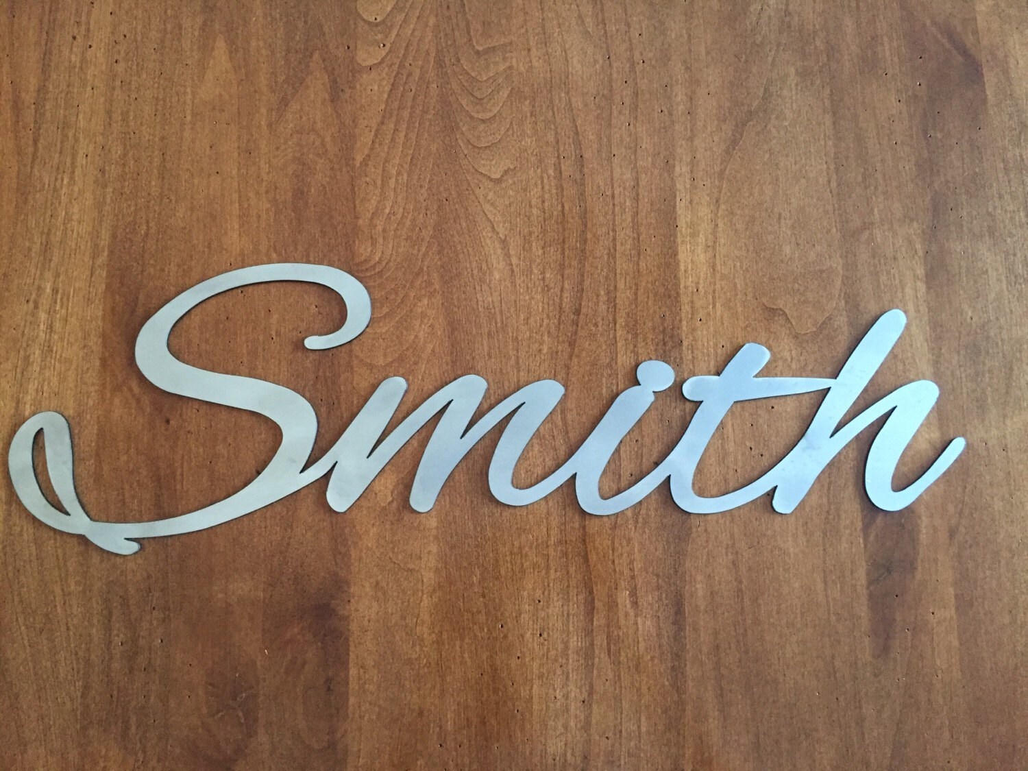 Custom Laser Cut Metal Sign