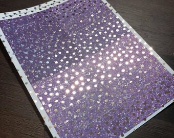 FOILED 28 Glitter Headers - Purple - Fit Erin Condren and Happy Planner