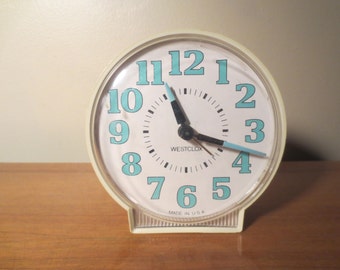 1980s Arch Westclox Wind Up Alarm Clock