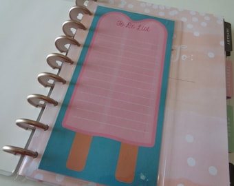For Use With MAMBI Happy Planner Erin Condren Kitchen To Do List Dashboard Insert