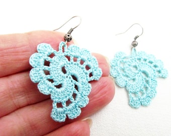 PDF Tutorial Crochet Pattern...Dangle Earrings -20