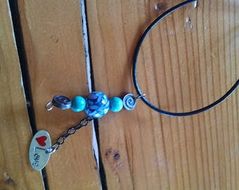 Handcrafted bead necklace