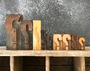 Choose Your Size / Letterpress Question Mark / Vintage Letterpress / Letterpress Punctuation / Printer Block / Wood Question Mark